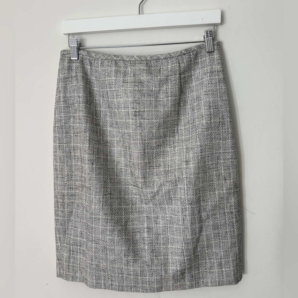 Calvin Klein Gray Pencil Skirt